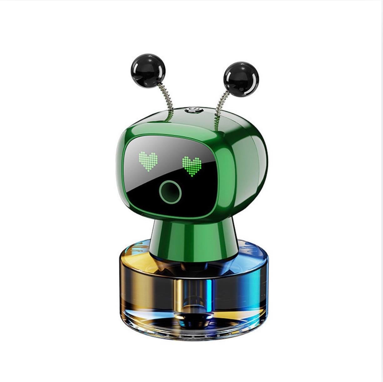 Автомобильный ароматизатор-диффузор Robot Gardenia с автоматическим распылением и подсветкой Зеленый (SH2791) Автомобильный ароматизатор-диффузор Robot Gardenia с автоматическим распылением и подсветкой Зеленый (SH2791)