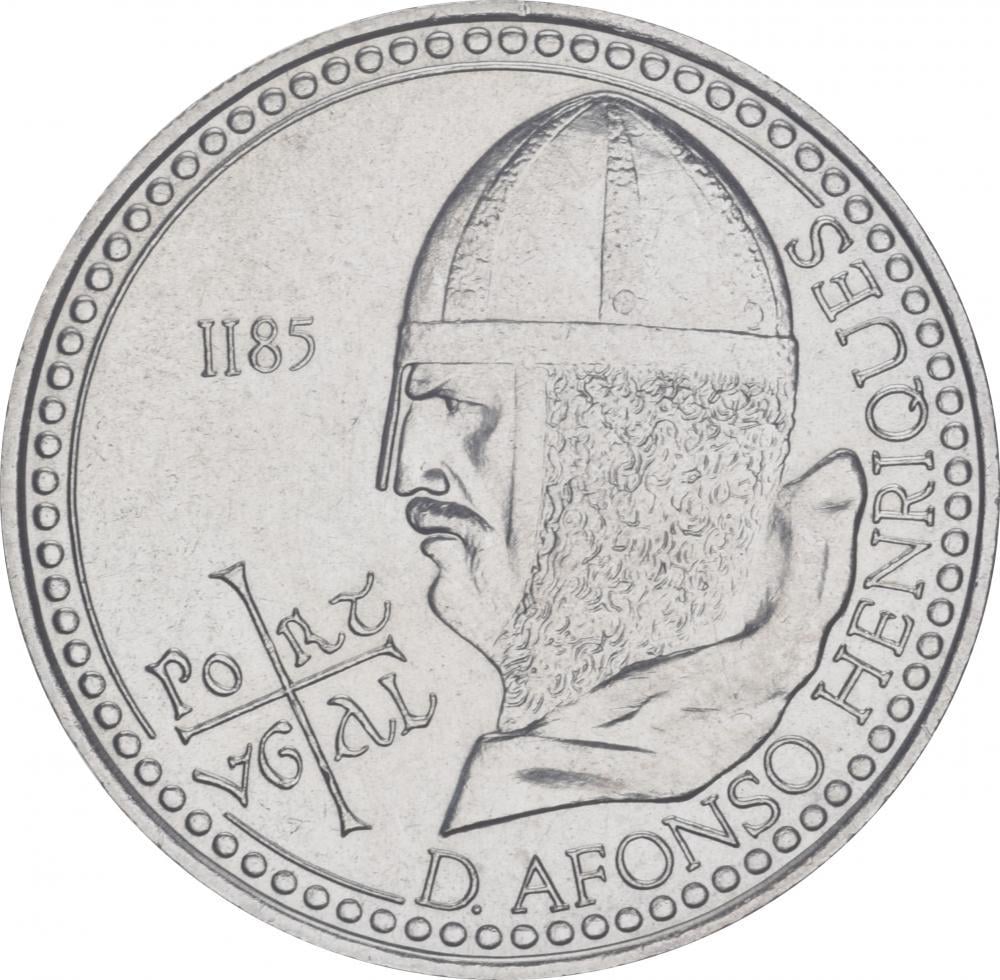 Коллекционная монета Португалия 100 эскудо 1985 Король Афонсу I Великий AU-UNC (KM#629)