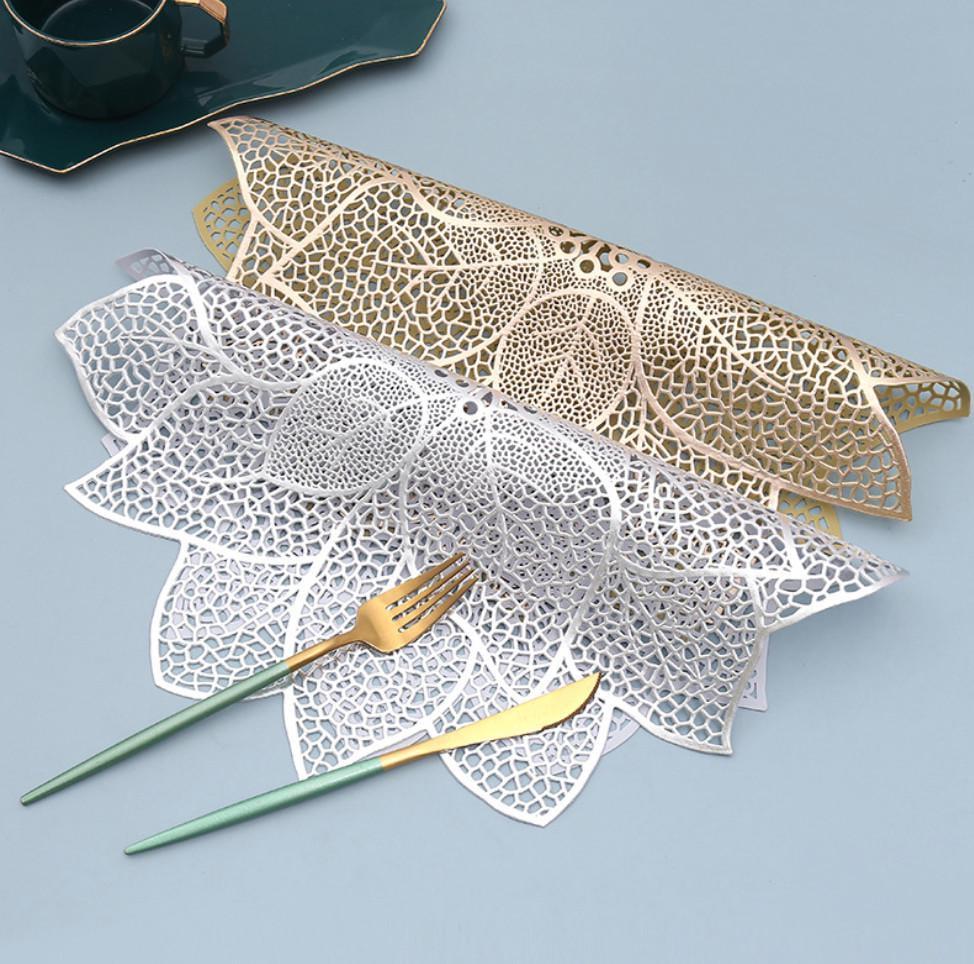 Салфетка сервировочная 38 см фигурная Золотистый (5460) - фото 2 Салфетка сервировочная 38 см фигурная Золотистый (5460) - фото 2