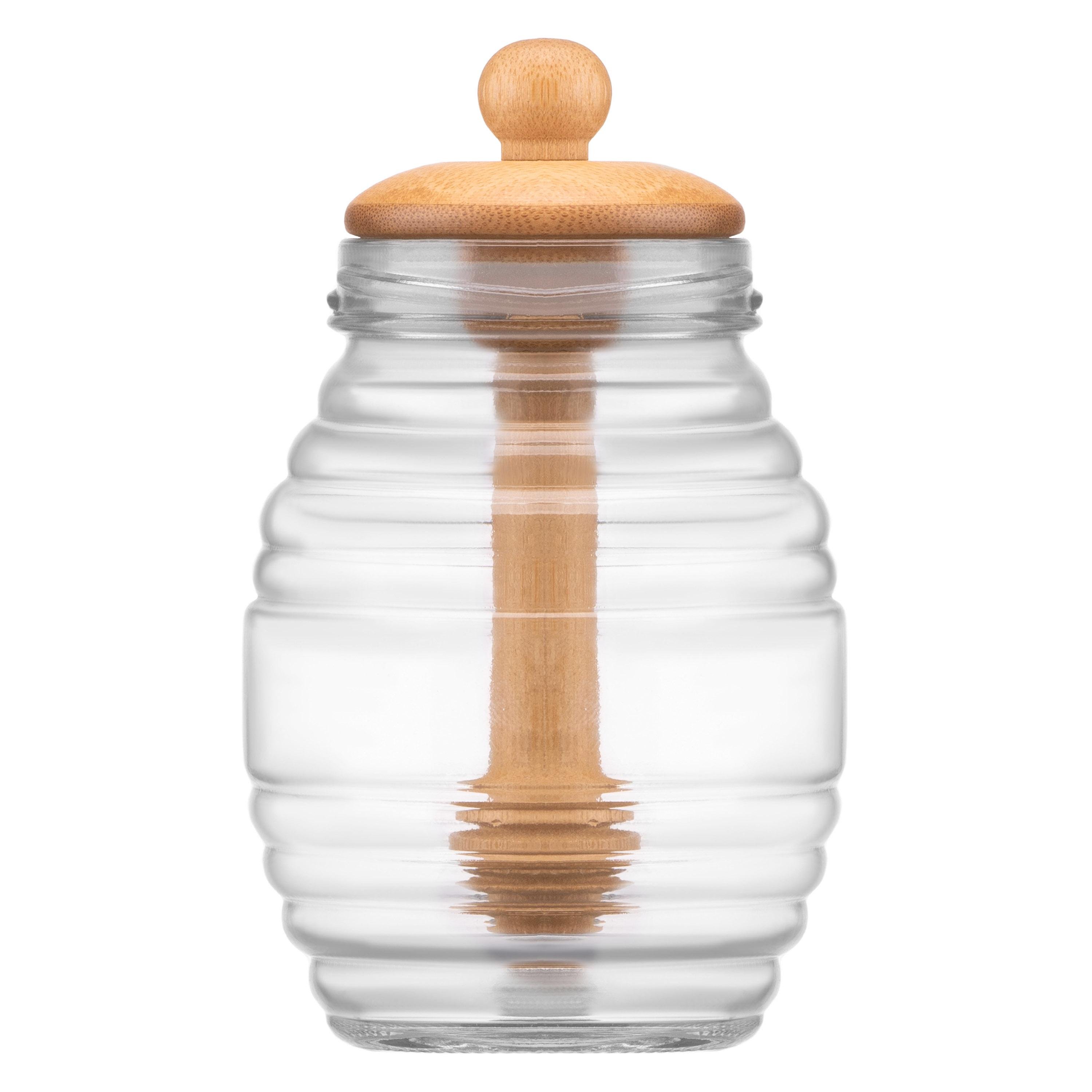 Банка з ложкою Ardesto Midori для меду 8,3х14,2 см (AR0922) Банка з ложкою Ardesto Midori для меду 8,3х14,2 см (AR0922)