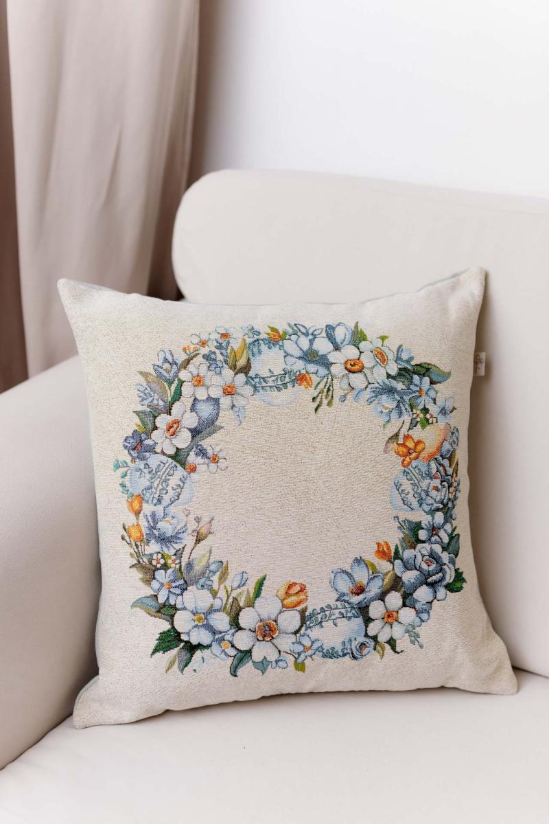 Подушка декоративная пасхальная Венчик 45х45 см (039183) Подушка декоративная пасхальная Венчик 45х45 см (039183)