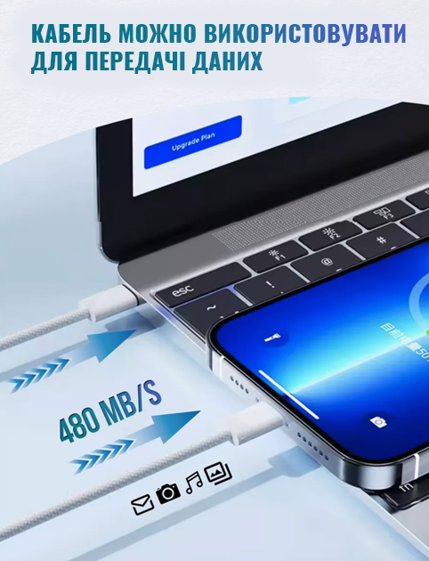 Комплект быстрой зарядки Foxconn 20 Вт 20W USB-C Power Adapter Type-C для iPhone (00afdfe4) - фото 7