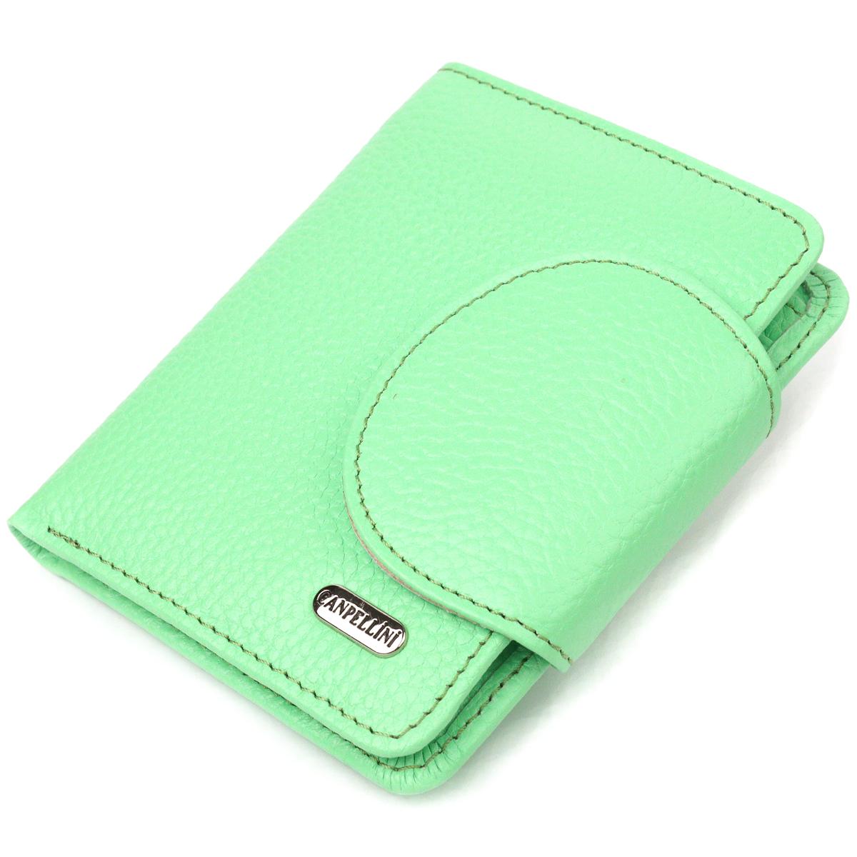 Кошелек женский CANPELLINI Wallet 21666 кожа Салатовый