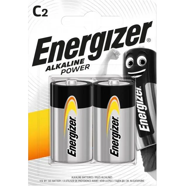 Батарейка Energizer C R14 Alk Power упаковка (000019695)