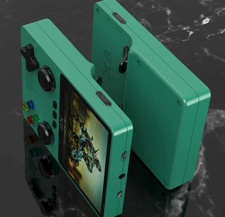 Ігрова приставка BOYHOM X6 IPS 3.5" вбудований акумулятор 2000 mah Зелений - фото 3