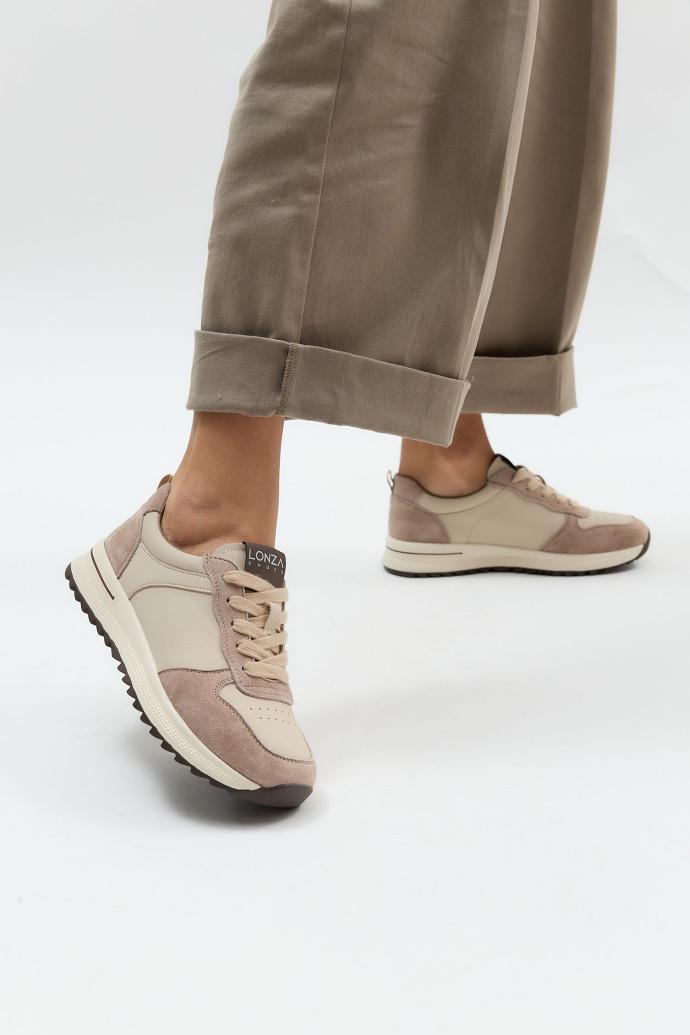 Кроссовки LONZA 204871 р. 37 Бежевый (22152_37) - фото 4 Кроссовки LONZA 204871 р. 37 Бежевый (22152_37) - фото 4