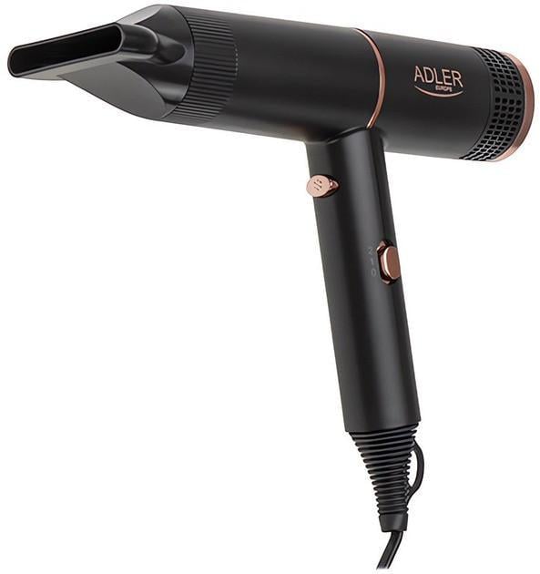 Фен Adler AD-2278 1400W 2 швидкості 2 режими Чорний (2881188881)