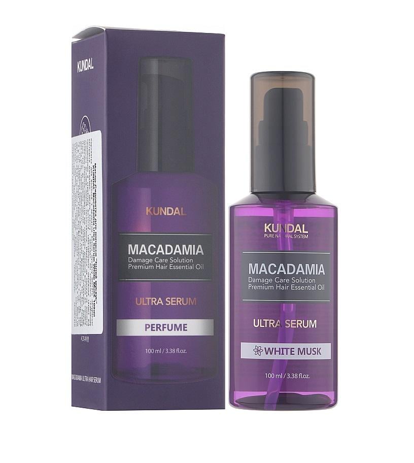 Сироватка для волосся Macadamia Ultra Hair Serum White Musk Kundal 100 мл (8809568740869) - фото 2 Сироватка для волосся Macadamia Ultra Hair Serum White Musk Kundal 100 мл (8809568740869) - фото 2