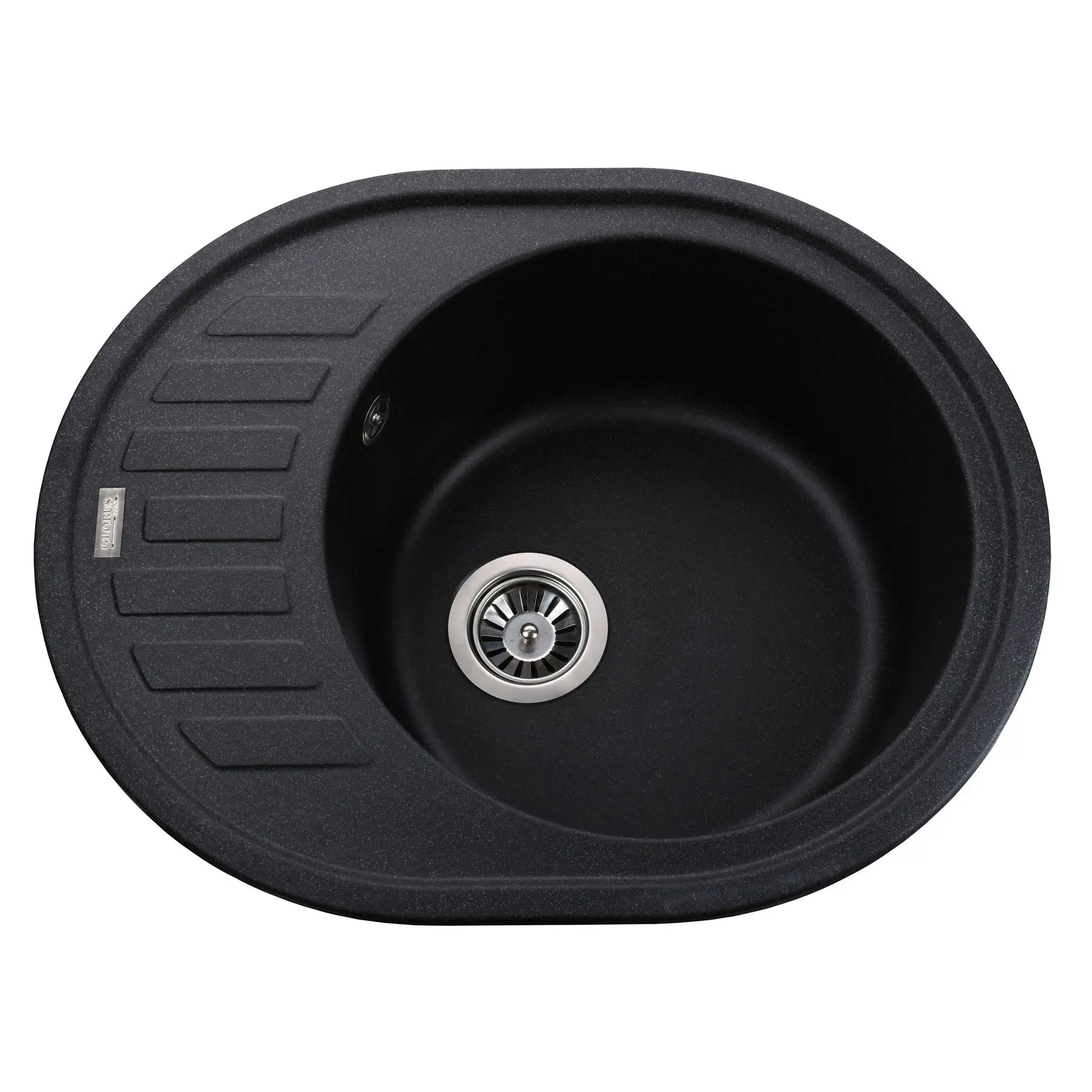 Мойка гранитная Globus Lux ARNO А0001 620х500 мм Графитовая (GSR-000022543)