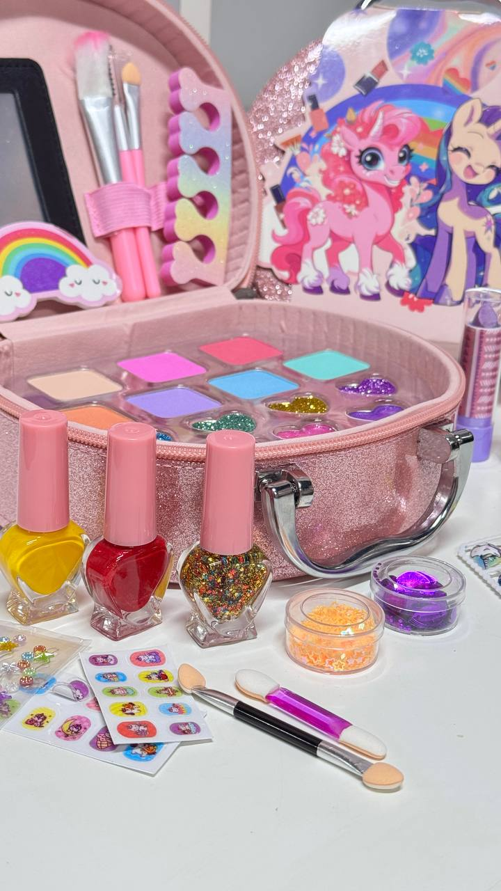 Набір косметики для дівчаток B510 з сумкою на 31 елементи Рожевий (2770142744) - фото 3 Набір косметики для дівчаток B510 з сумкою на 31 елементи Рожевий (2770142744) - фото 3