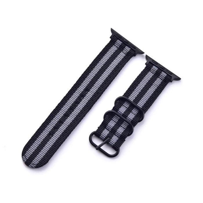 Нейлоновый ремешок Primolux Traveller для часов Apple Watch 42 мм/44 мм Black/Grey (1295481396) - фото 3 Нейлоновый ремешок Primolux Traveller для часов Apple Watch 42 мм/44 мм Black/Grey (1295481396) - фото 3