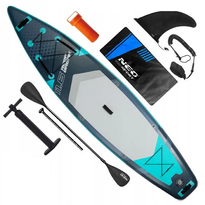 SUP-доска надувная для серфинга Neo-Sport 170107 Reefbreak 350x81x15 см (31738587)