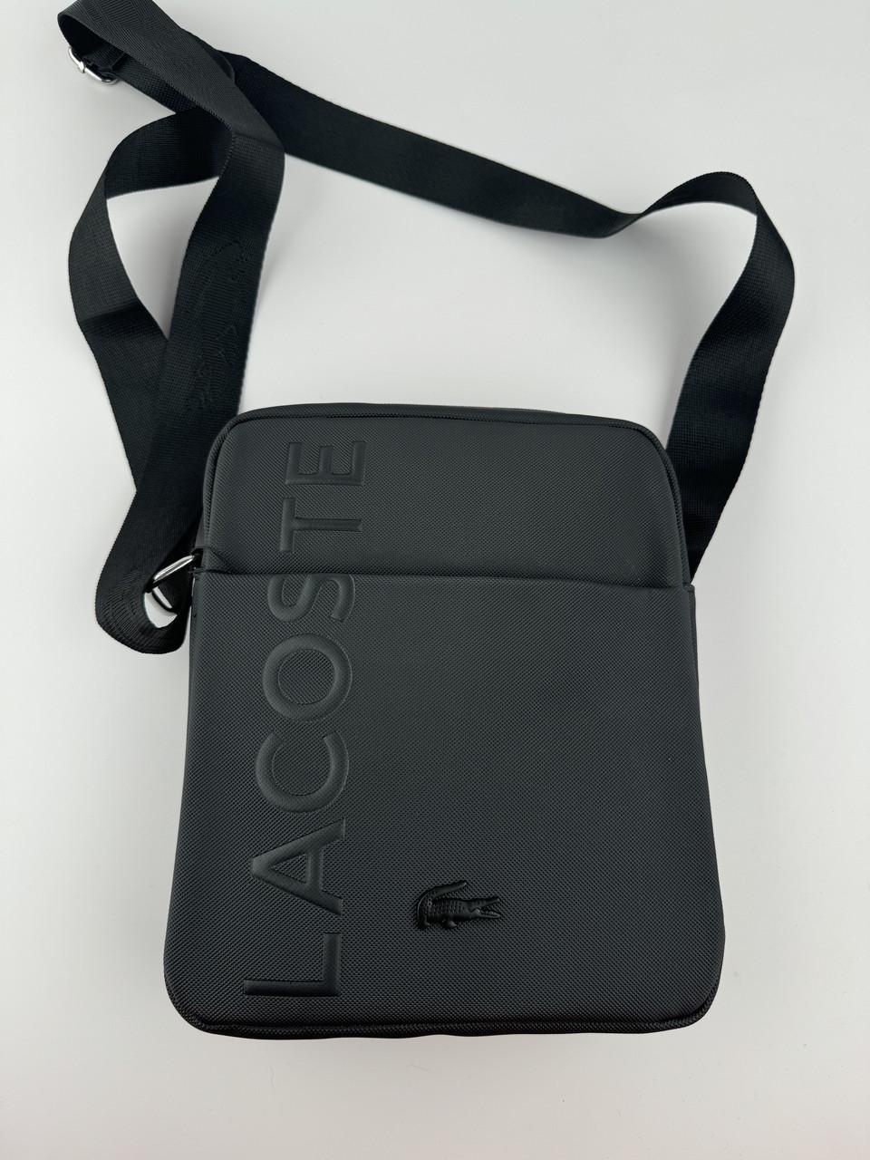 Мужская сумка через плечо Lacoste Черный (2400640455) - фото 7 Мужская сумка через плечо Lacoste Черный (2400640455) - фото 7