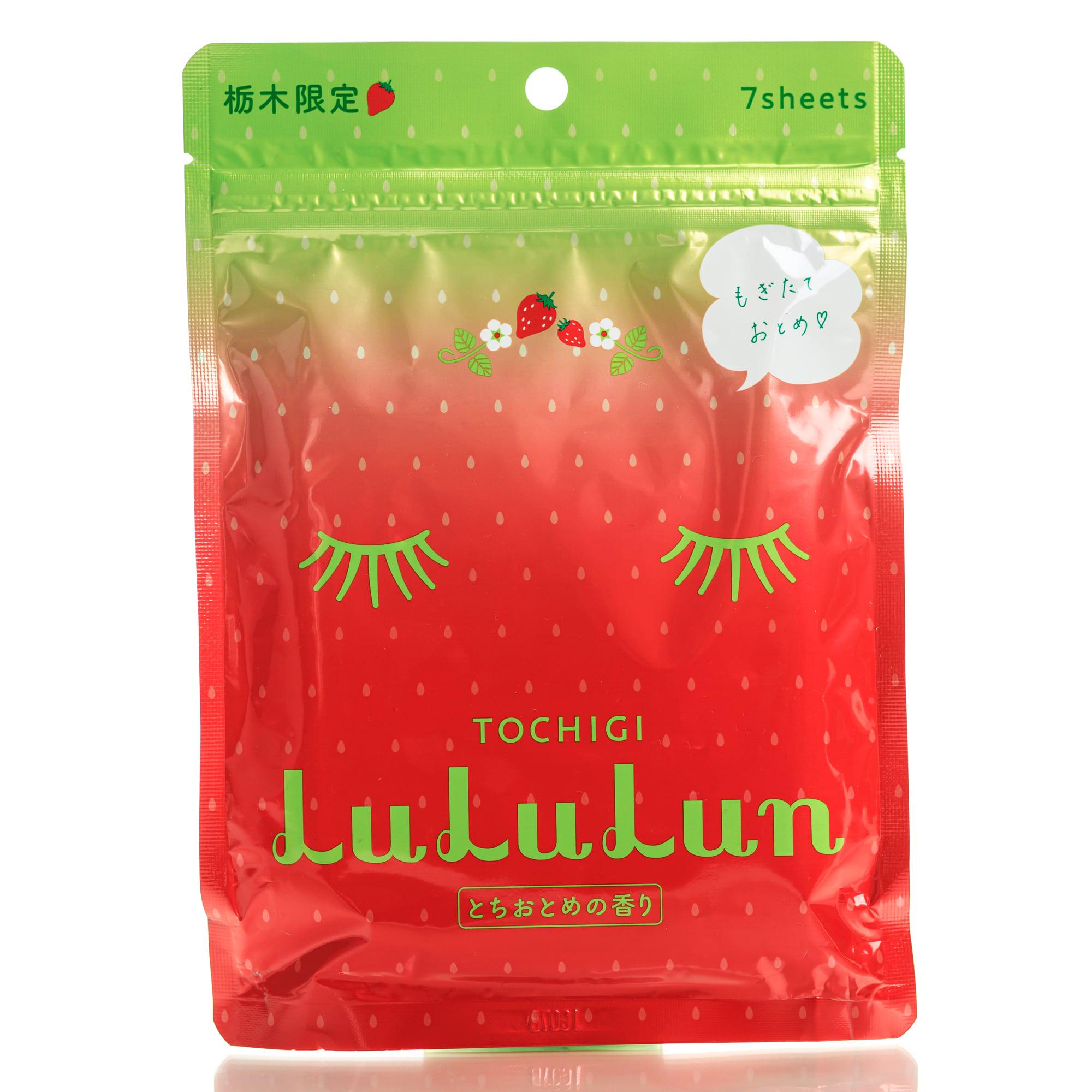 Маска тканинна для зволоження LuLuLun Moisturizing Face Mask Strawberry Полуниця 7 шт. (12352284)