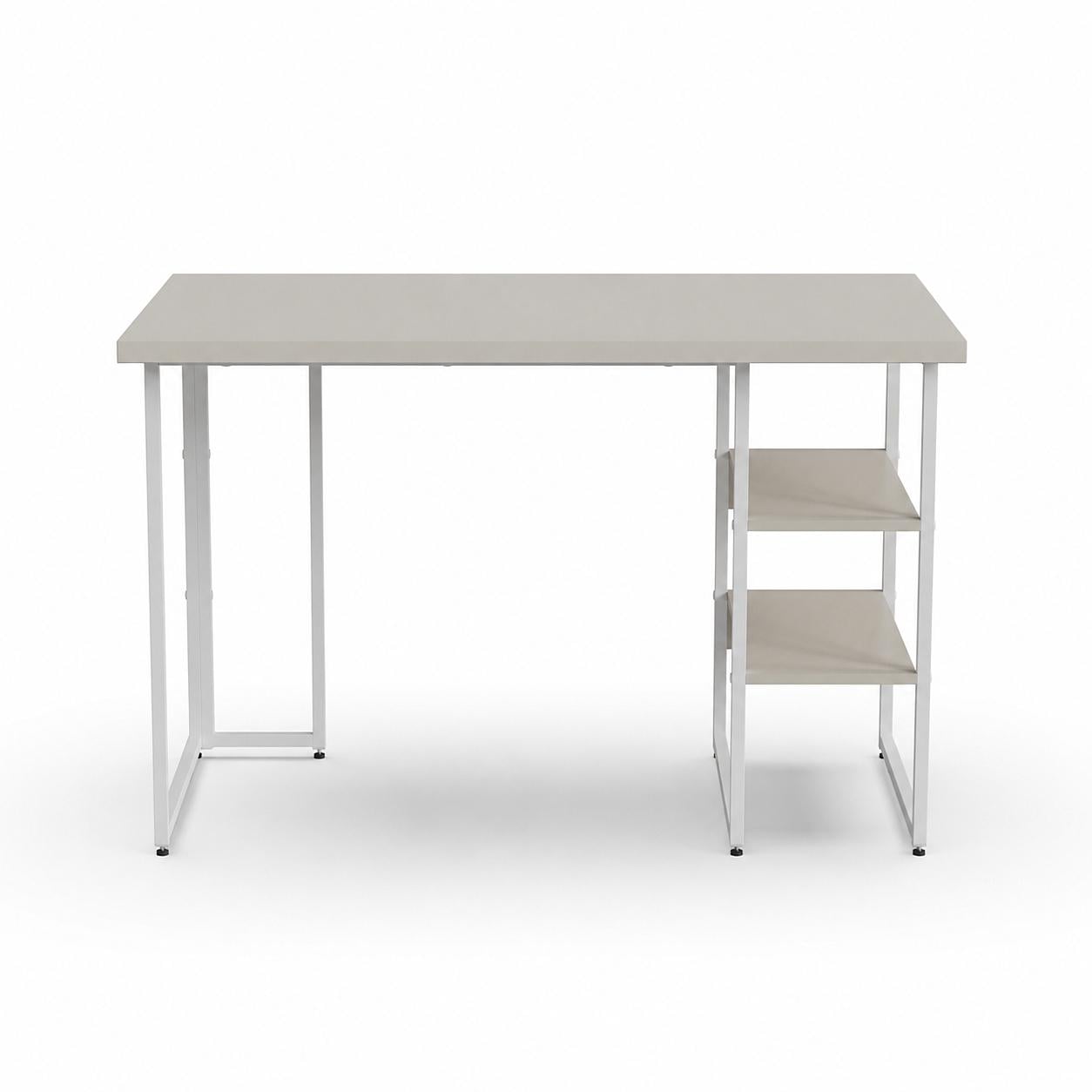 Стол письменный Кевин Ferrum-decor металл/ДСП 32 мм 75x120x60 см Белый/Кашемир (FRD-108127)