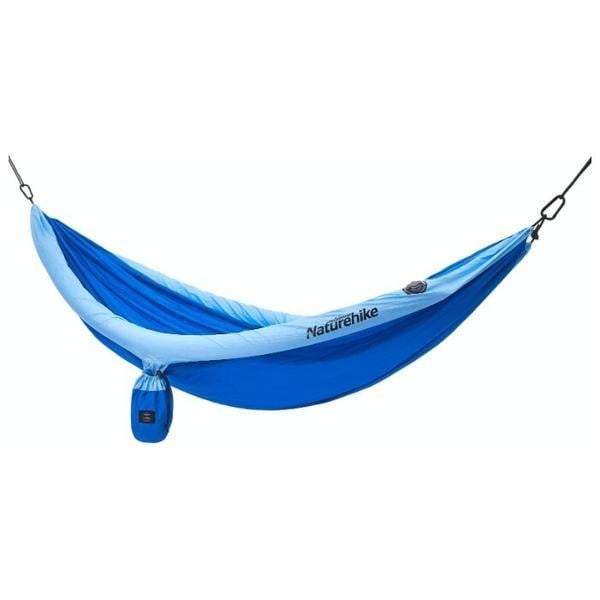 Гамак туристический Naturehike 210T Inflatable pipe NH18D002-C двухместный Blue