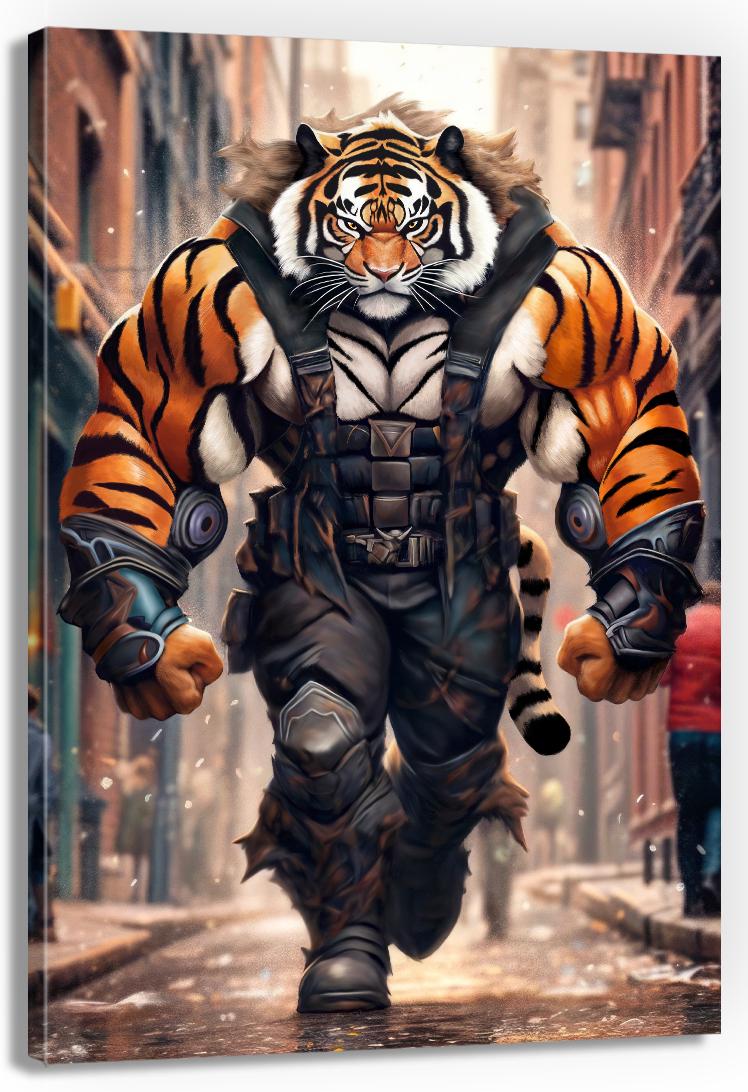 Картина на холсте PL_Factory Тигр KLM_20 35х50 см (23461911)