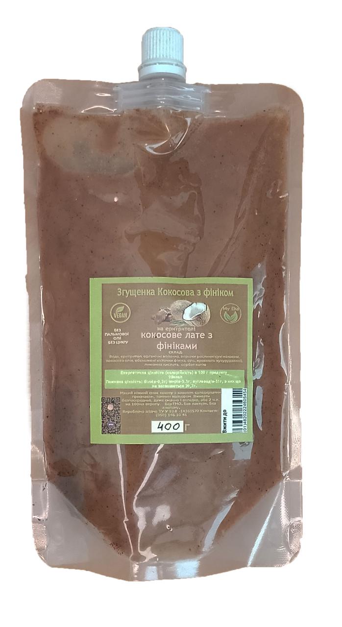 Сгущенка без сахара на эритроле, кокосовая с фиником 400 г (31329495)