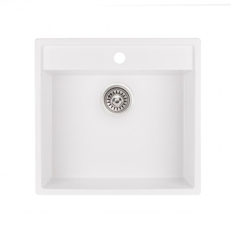Кухонна мийка Q-tap CS 5250 White (QT5250WHI650)