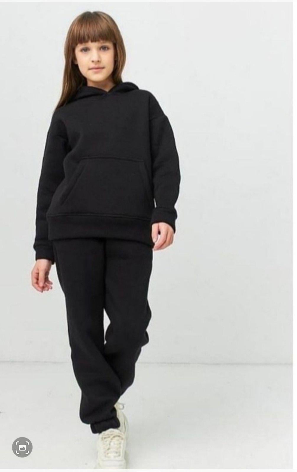 Костюм спортивный для девочки 152 см Black (126874)