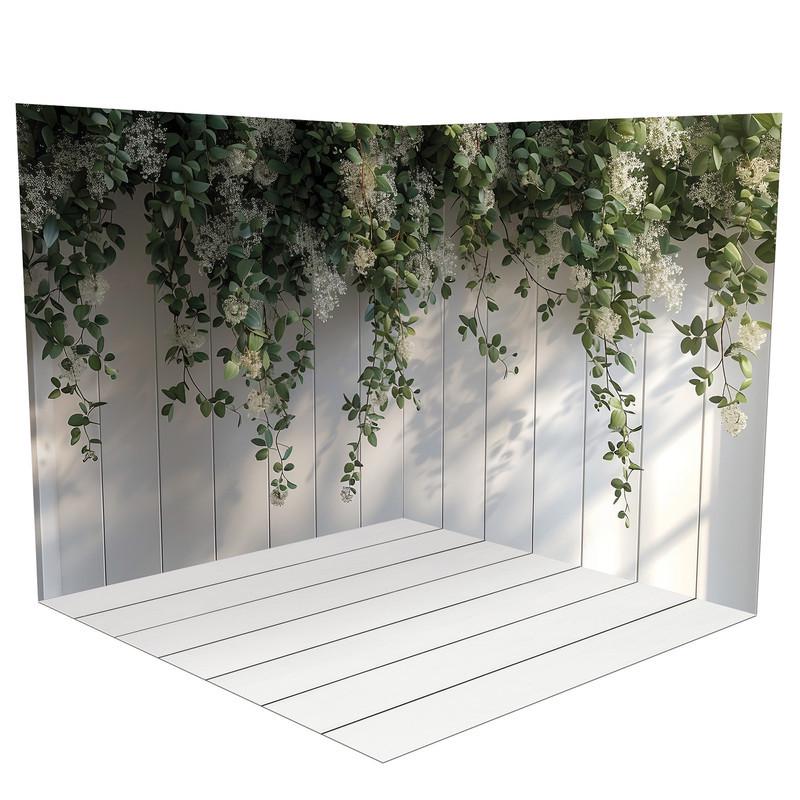 Фотофон виниловый угловой Frontlit стена/пол 100х100 см 450 г/м2 №58460 (58460-100)