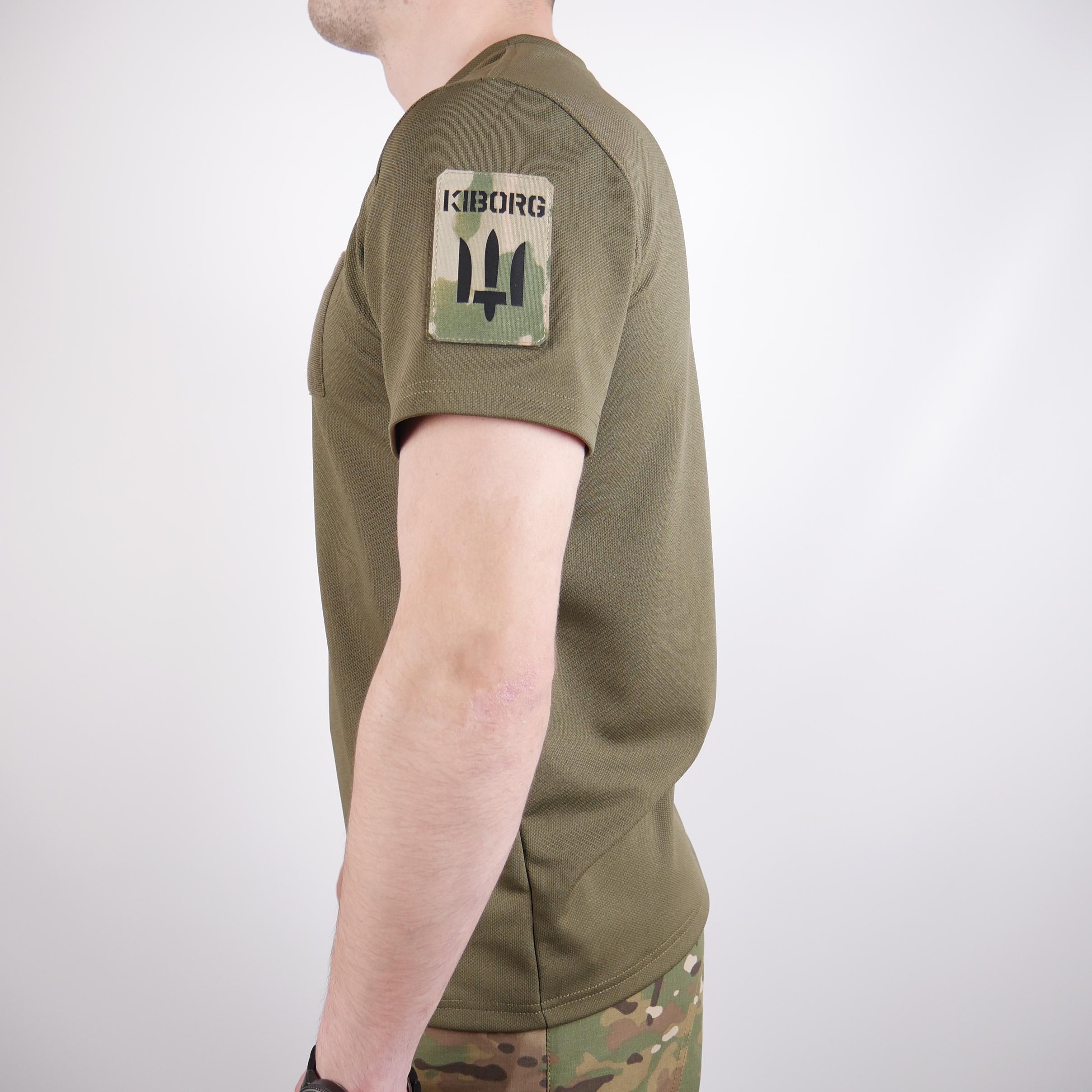 Футболка Kiborg Tactical Coolpass з велкро панелями для шевронів XL Хакі (10895386) - фото 5 Футболка Kiborg Tactical Coolpass з велкро панелями для шевронів XL Хакі (10895386) - фото 5