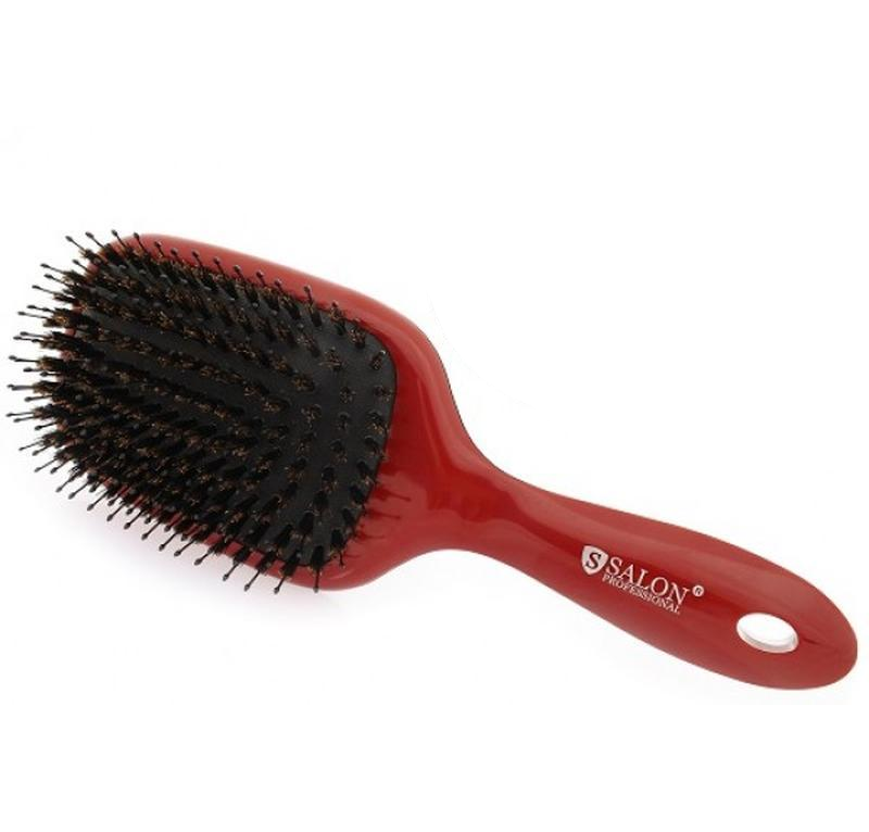 Массажная щетка Salon Professional Красный (8639)