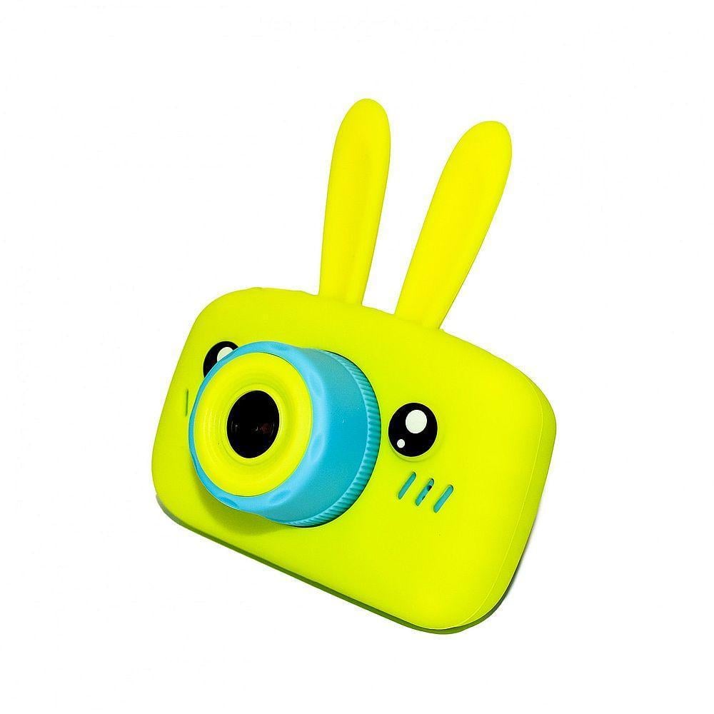 Детский фотоаппарат с автофокусом Baby Photo Camera Rabbit Х500 Желтый - фото 4