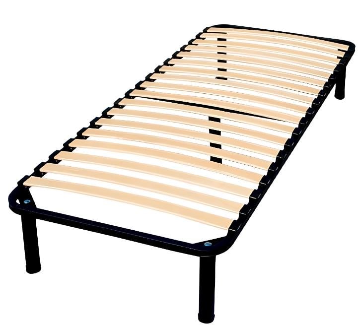 Каркас для кровати металлический с ножками ортопедический одинарный буковые ламели 2000х800 мм XXL (13010)