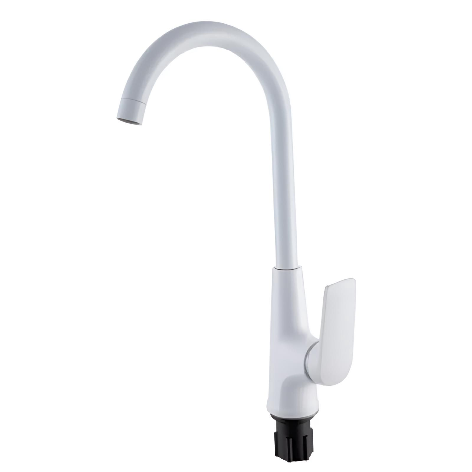 Змішувач для кухні PLAMIX Lucas-011 SET з підведенням White (PM0714)