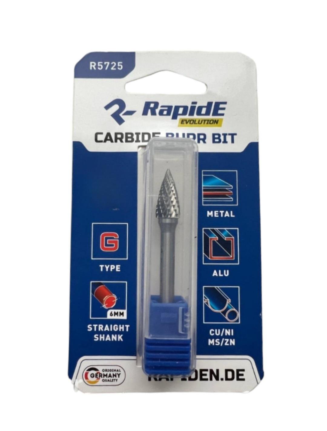 Борфреза по металу RapidE 16 мм тип G загострена парабола (НФ-00002000)