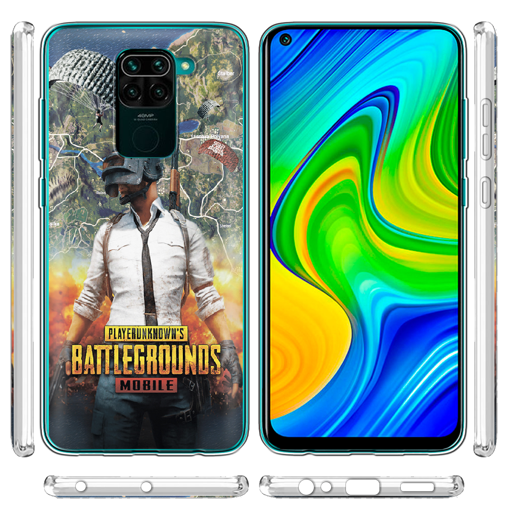 Чохол Boxface Xiaomi Redmi Note 9 PUBG Mobile Прозорий силікон (39801-up2309-39801) - фото 3