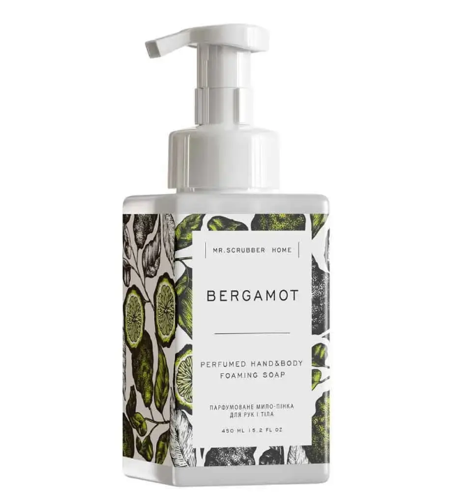 Парфюмированное мыло-пенка для рук и тела Mr.SCRUBBER Bergamot 450 мл (2002020559)