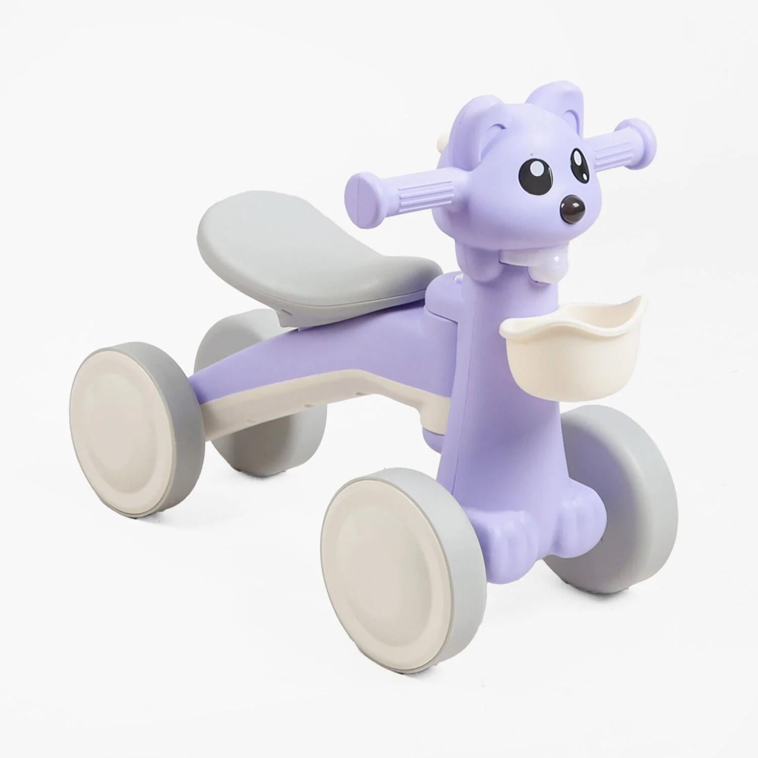 Биговел-толокарь Best Trike 4-х колесный с EVA-колесами музыкальные и световые эффекты Фиолетовый (LR-79306)