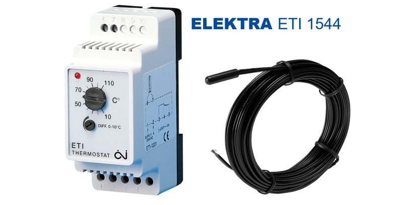 Терморегулятор Elektra ETI-1544 для обігріву труб - фото 2