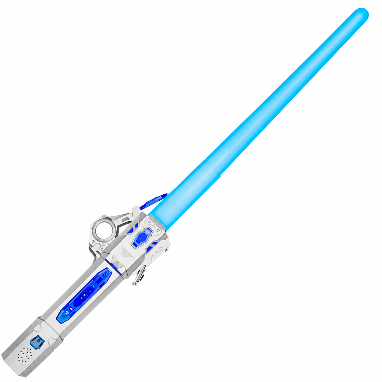Меч световой телескопический C575-01 RGB 7 цветов со звуковыми эффектами Type-C Серебристый (1013-986-00)