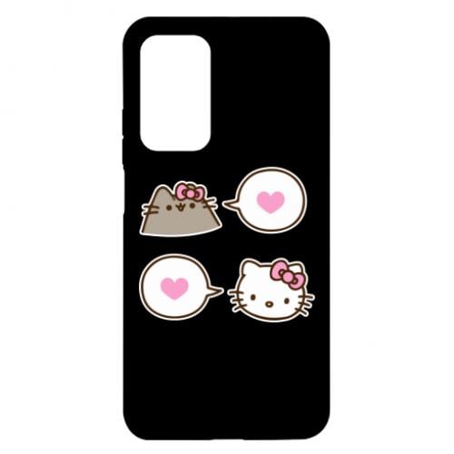 Чехол для Xiaomi Mi 10T/10T Pro Pusheen and Hello Kitty