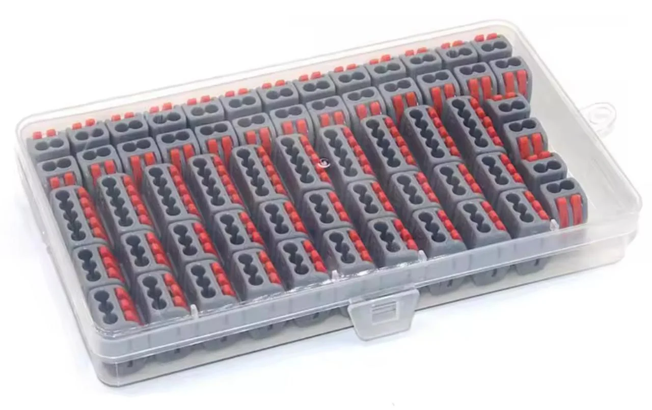 Набір клемників типу Wago з'єднувачі дротів 60 шт. (2493099212)