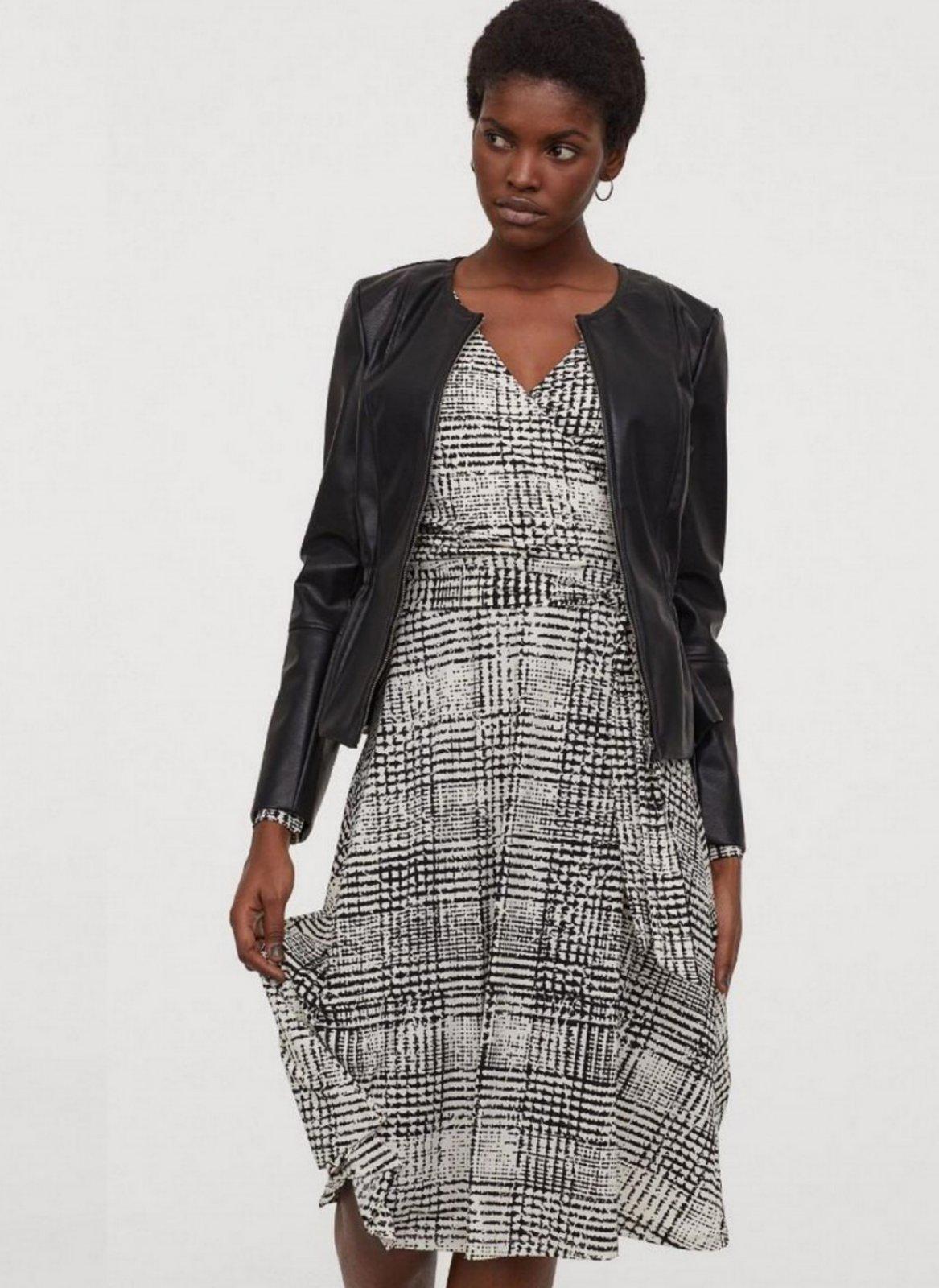 Платье M Черно-белый (6654811wer)