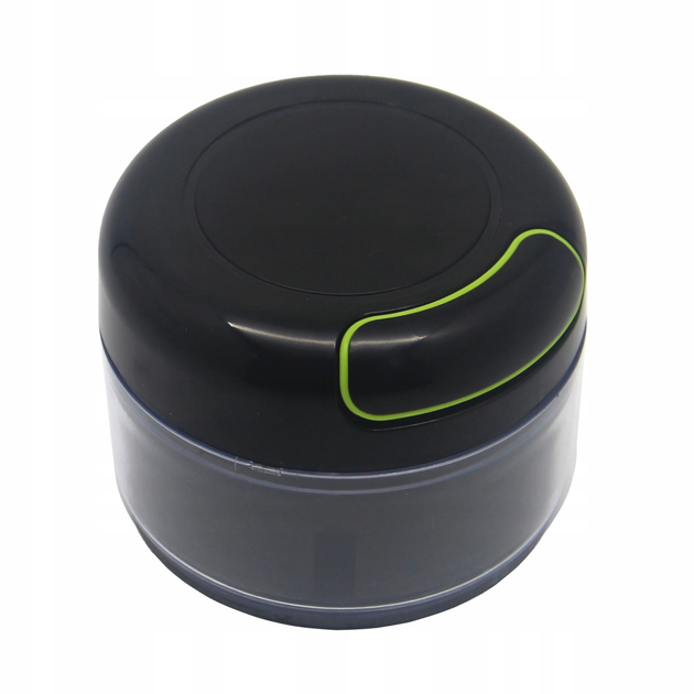 Измельчитель ручной струнный для овощей Kamille KM-3003 из пластика 9,5х8 см Черный/Зеленый (150-84-3003)