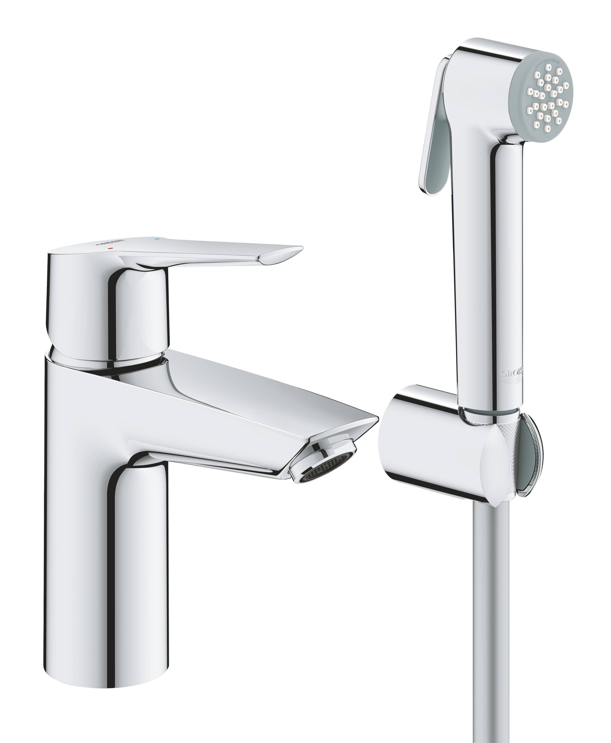 Cмеситель для гигиенического душа Grohe Start 23123003 на умывальник с лейкой Хром (149579) - фото 3