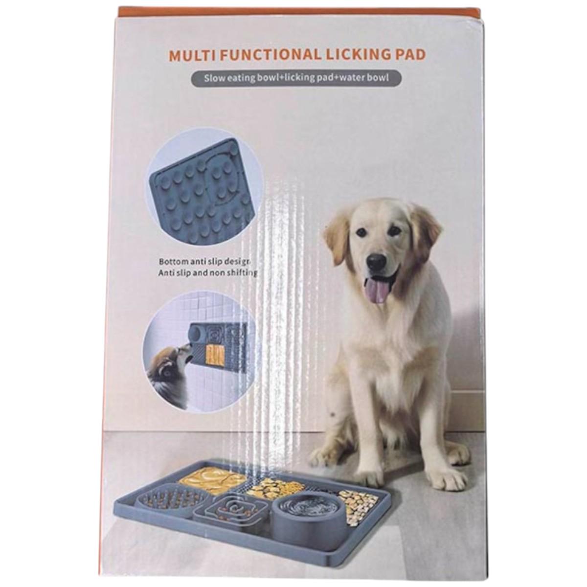 Миска коврик для животных Licking Pad напольный для лизания и медленного кормления 31х21 см - фото 8