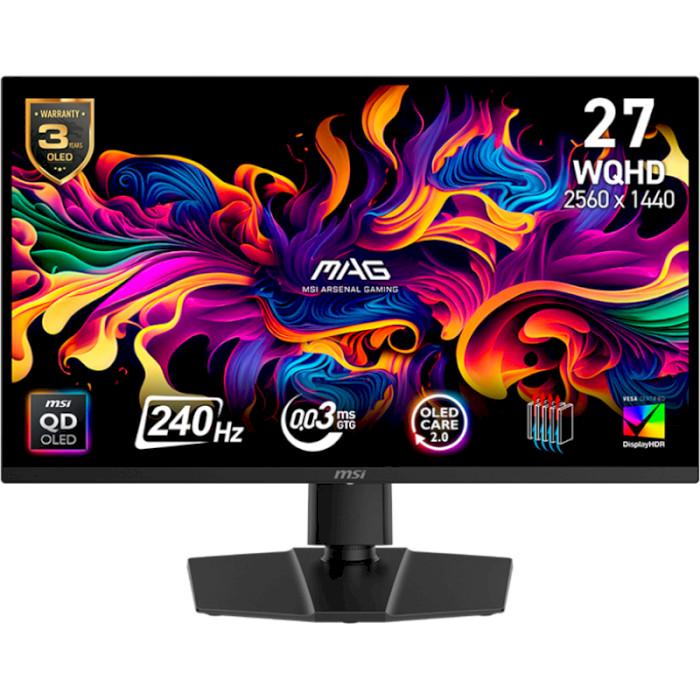 Монитор игровой MSI MAG 271QP Black (35386350)