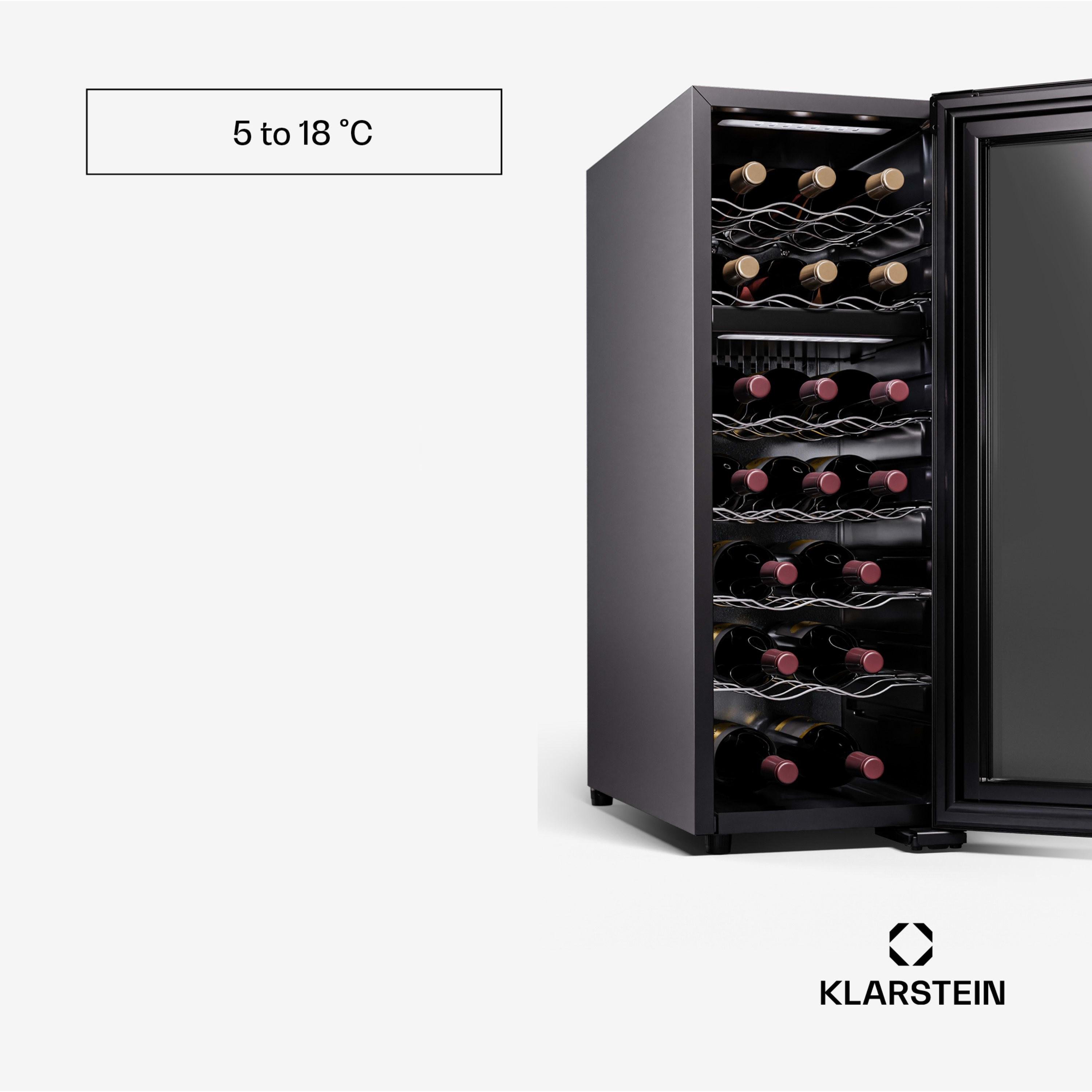 Холодильник для вина KLARSTEIN Shiraz 18 Duo (10045297) - фото 2 Холодильник для вина KLARSTEIN Shiraz 18 Duo (10045297) - фото 2