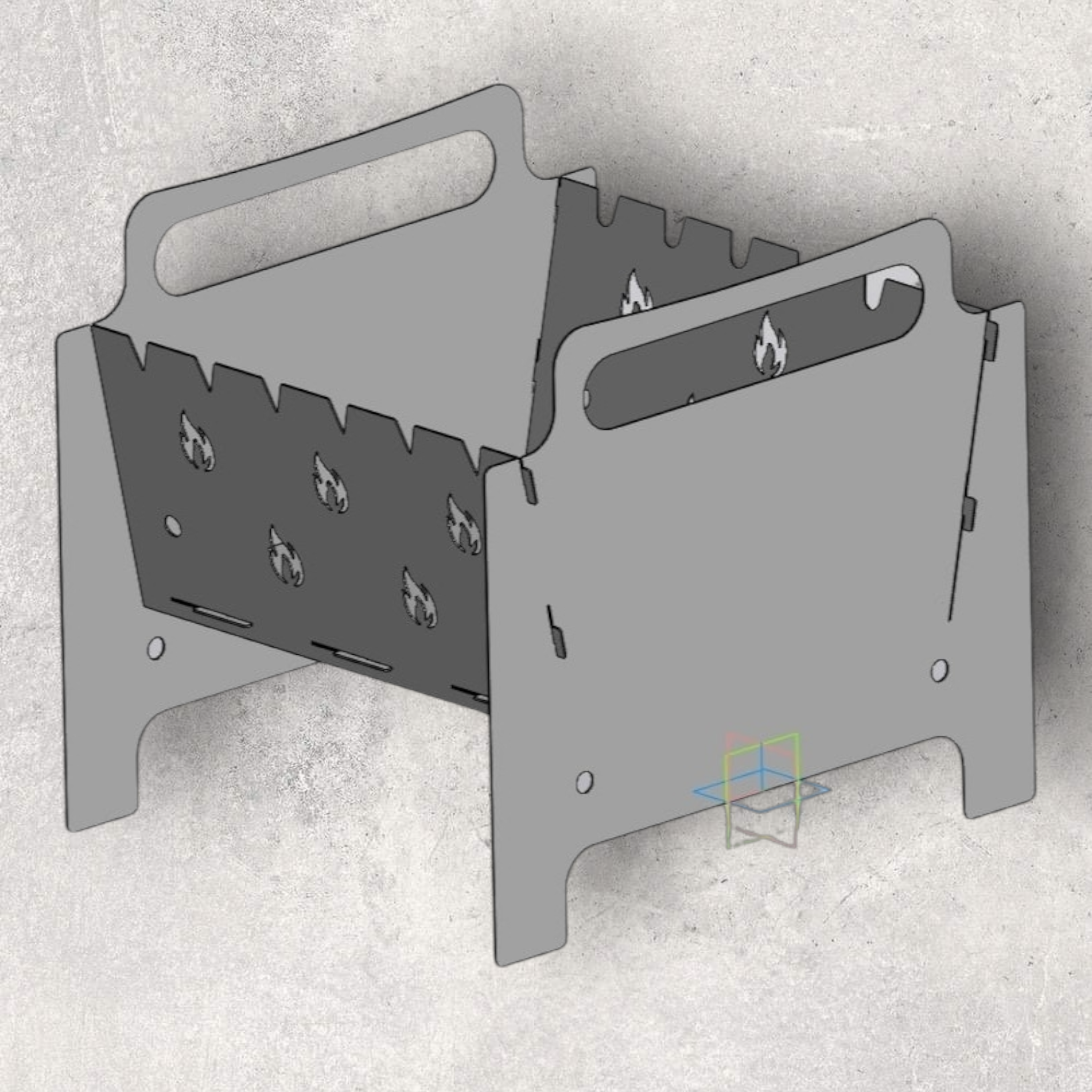 Мангал розкладний на 6 шампурів (1012) - фото 4 Мангал розкладний на 6 шампурів (1012) - фото 4