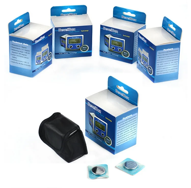 Инклинометр цифровой электронный Bevel Box на 360° с цифровым транспортиром (КЦ2) - фото 3