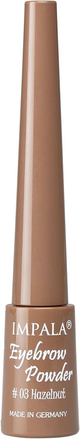 Пудра для бровей с аппликатором Impala Eyebrow Powder №03 Hazelnut (11479)