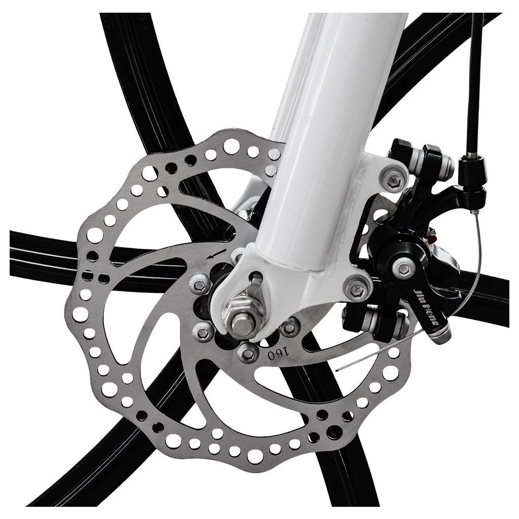 Велосипед с литыми дисками Kucher "City Power" складной шины 26" рама 17" Черно-белый (1501185781) - фото 5 Велосипед с литыми дисками Kucher "City Power" складной шины 26" рама 17" Черно-белый (1501185781) - фото 5