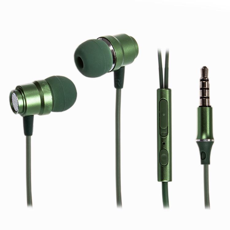Наушники Xo EP6 metal mic Green (1278252809)