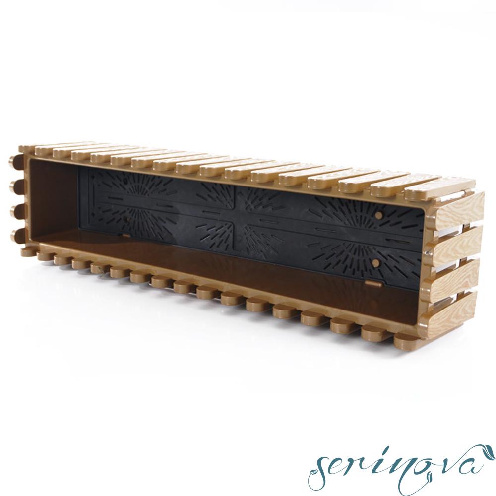 Горшок балконный для цветов Serinova Istanbul 14 л Черный (11419) - фото 3 Горшок балконный для цветов Serinova Istanbul 14 л Черный (11419) - фото 3